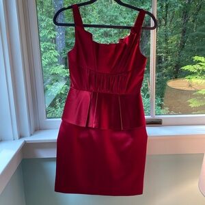 NWT Alice + Olivia Red Mini Dress